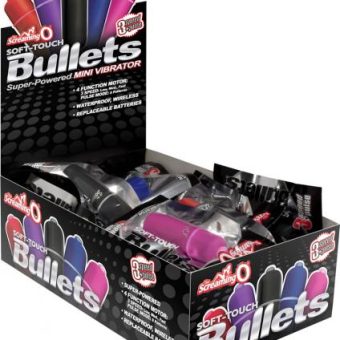 Screaming O Soft Touch Bullets 3+1 Speed 20 Display Assorted Colors