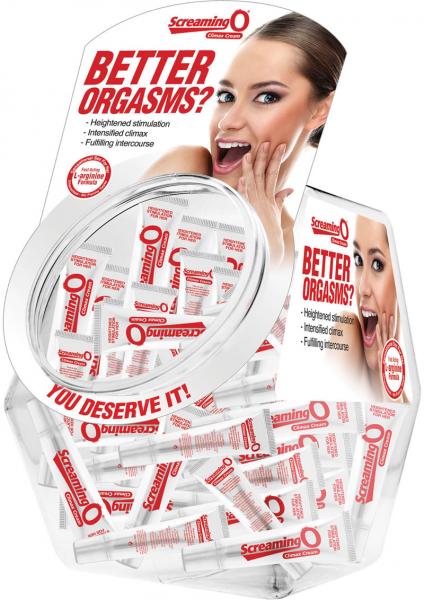 Screaming O Climax Cream Stimulant For Her 48 Each Per Bowl