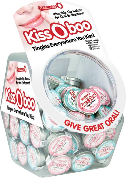 Screaming O KissOBoo Assorted Lip Balm 48 Each Per Bowl