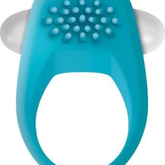 The Teal Tickler Vibrating Cock Ring