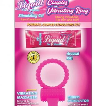 Liquid V Couples Vibrating Ring Kit