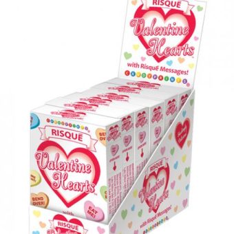 Risque Valentines Heart Candy 1.6oz Boxes Display Of 6