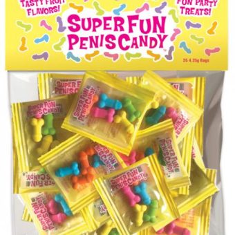 Super Fun Penis Candy 25 Packages per Bag
