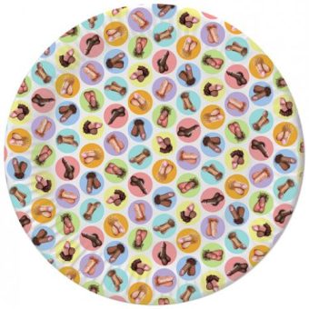 Mini Penis Plates Pack Of 8