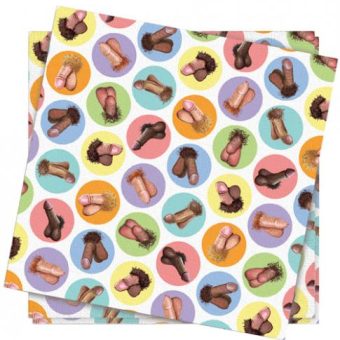 Mini Penis Napkins Pack Of 8