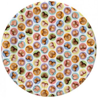 Mini Boob Plates 8 Pack Of 7 inches Plate