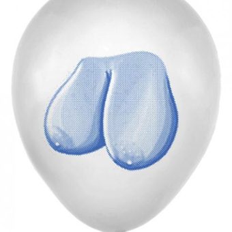 Mini Boobs Latex Balloons 8 Package