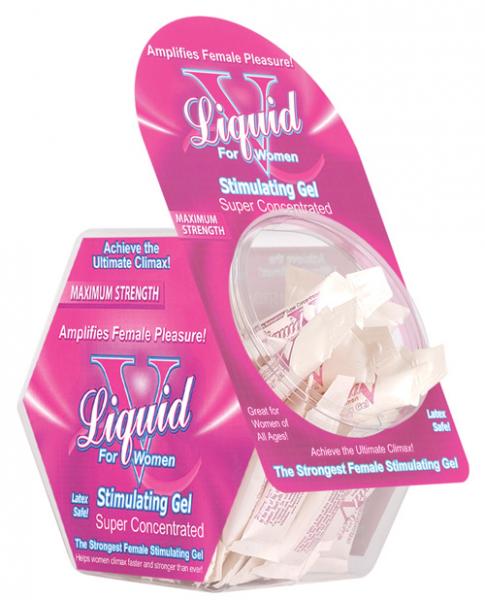 Liquid V Female Stimulant Gel Pillow Bowl Of 50