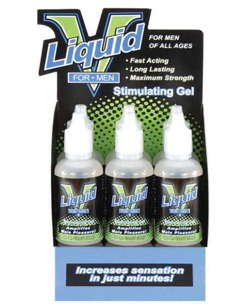 Liquid V For Men Stimulating Gel 1oz Bottle 6 Piece Display