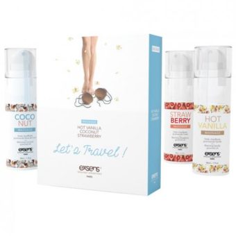 Exsens Of Paris Let's Travel Massage Oil Set