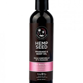 Earthly Body Massage & Body Oil - 8 Oz Zen Berry Rose