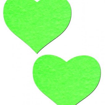 Heart Glow In The Dark Pasties O/S