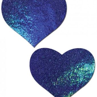 Pastease Blue Spectrum Liquid Heart Pasties O/S