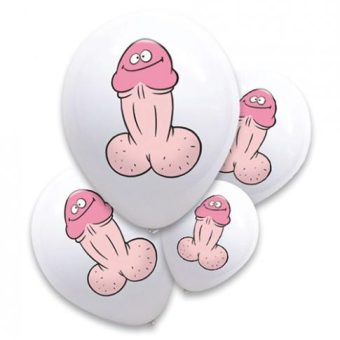 Willy Pecker Balloons 6 Pack