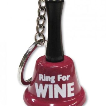 Ring For Wine Keychain Bell