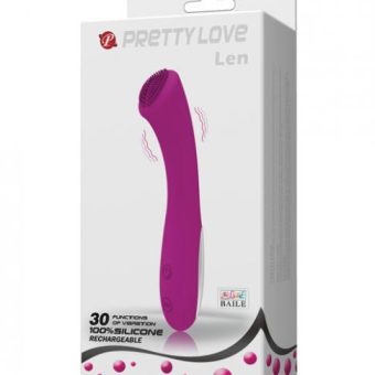 Pretty Love Len Rechargeable Wand 30 Function Purple