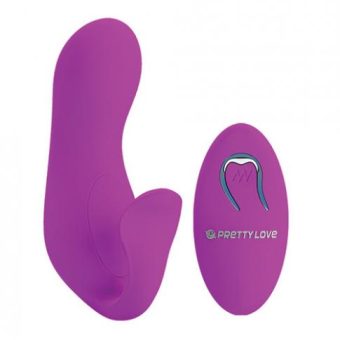 Pretty Love Tyler Couples Stimulator with Remote 12 Function Fuchsia