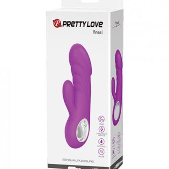 Pretty Love Ansel Rabbit Vibe - 7 Function Pink