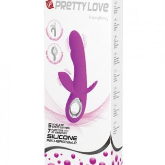Pretty Love Humphrey Bendable Front & Back Rabbit - Fuchsia