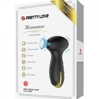 Pretty Love Hammer Sucking & Vibrating - Black & Gold