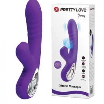 Pretty Love Jersey Sucking & Vibrating Rabbit - Purple