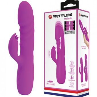 Pretty Love Melanie Thrusting Rabbit - Fuchsia