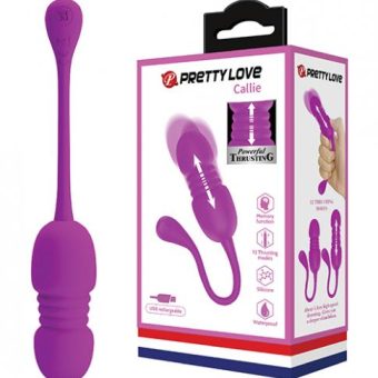 Pretty Love Callie Thrusting Egg - Fuchsia