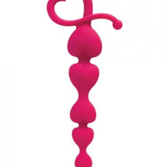 Gossip Hearts On A String Magenta Anal Beads