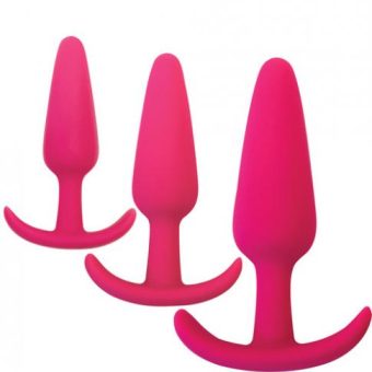 Gossip Rump Rockers 3 Piece Anal Training Set Pink