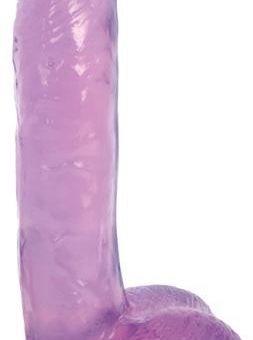 Lollicock 7 inches Slim Stick with Balls Grape Ice Purple