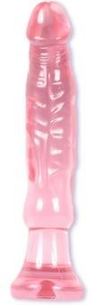 Crystal Jellies 6 inches Anal Starter Pink