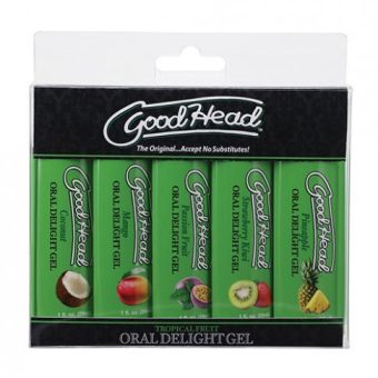 Goodhead Tropical Fruits Oral Delight Gel - Asst. Flavors Pack Of 5