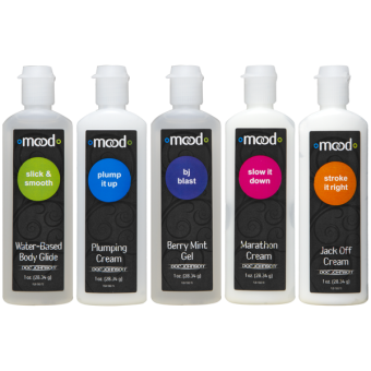 Mood Lube Pleasure For Him 5 Pack 1oz Bottles