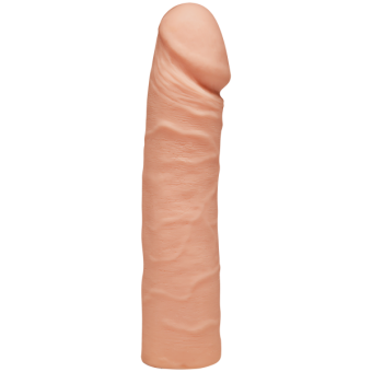 The Double D 16 inches Vanilla Ultraskyn Beige Dildo