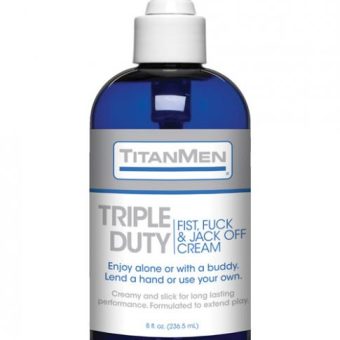 Triple Duty Fist, F*ck & Jack Off Cream Bottle 8oz