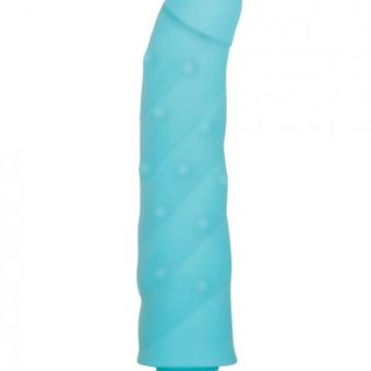 Love Large Real Feel Dual Layer Dildo Blue