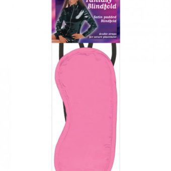 Satin Fantasy Blindfold 2 Strap Pink