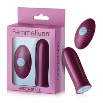 Femme Funn Versa Bullet W/remote - Dark Fuchsia