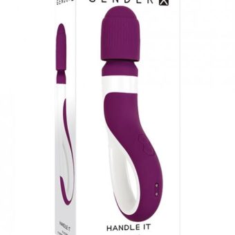 Gender X Handle It Wand - Purple/white