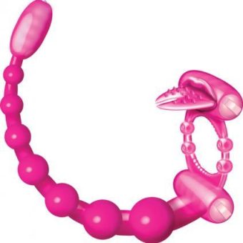 Super Xtreme Vibrating Scorpion Silicone C Ring Waterproof - Magenta