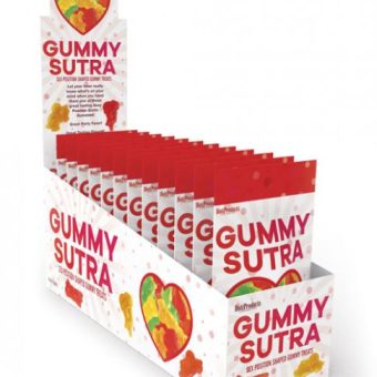 Gummy Sutra Sex Position Gummies Assorted Flavors 12 Bags Display