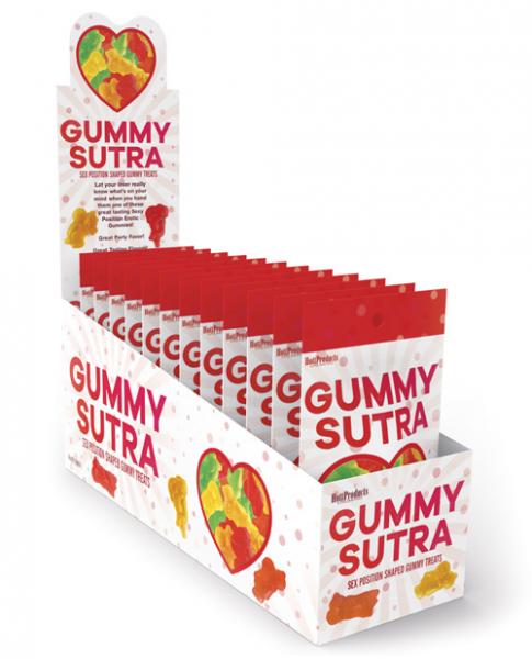 Gummy Sutra Sex Position Gummies Assorted Flavors 12 Bags Display