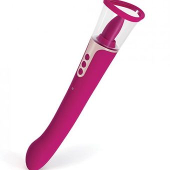 Succion Sucking G-spot Vibrator - 3 Function Purple