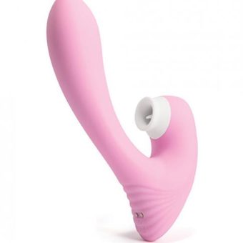 Jubilee G-spot Vibrator & Licking Clitoral Stimulator - Pink