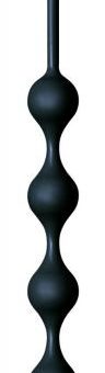The Nines S Drops Silicone Anal Beads Black