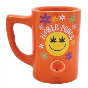 Wake & Bake Flower Power Coffee Mug - 10 Oz