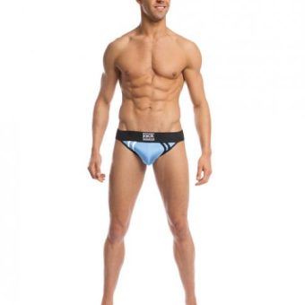 Jack Adams Team Jockstrap Sky Blue/Black Medium
