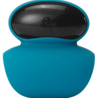 Lamourose Black Diamonds Leo Cock Ring Teal Black