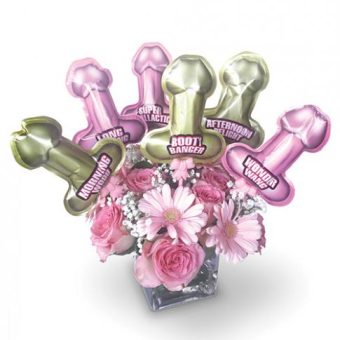 Pop Up Self Inflating Penis Mini Balloons 6 Pack