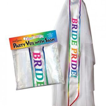 Bride Pride Veil with Sash